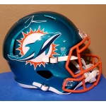 Tyreek Hill signed Miami Dolphins Full Size Flash Replica Football Helmet Beckett Authenticated